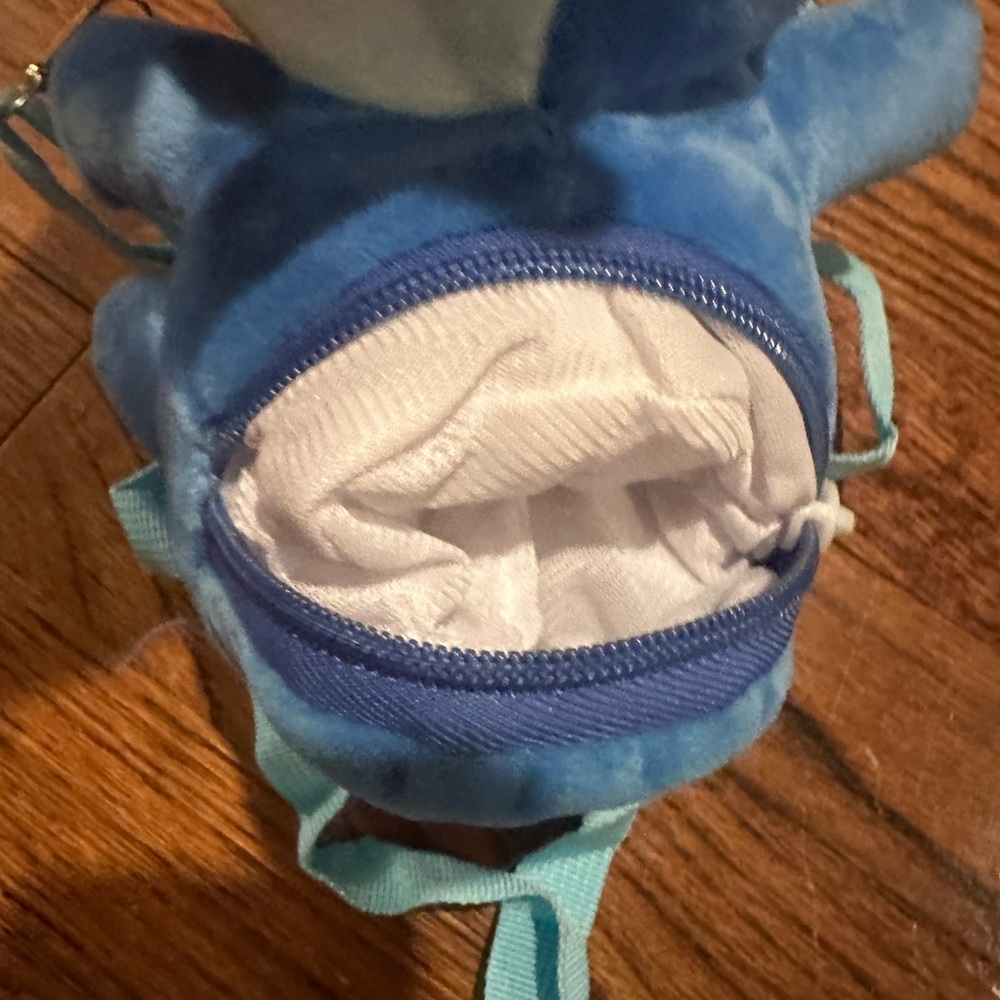 Disney Blue Stitch Plush Crossbody Bag new wo tag - Picture 9 of 9